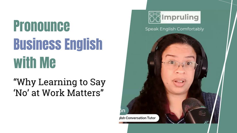 Say "No" Especially at Work